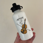 Violin Personalised Water Bottle - Violinist Custom Gift - Violin Teacher Thank You Gift