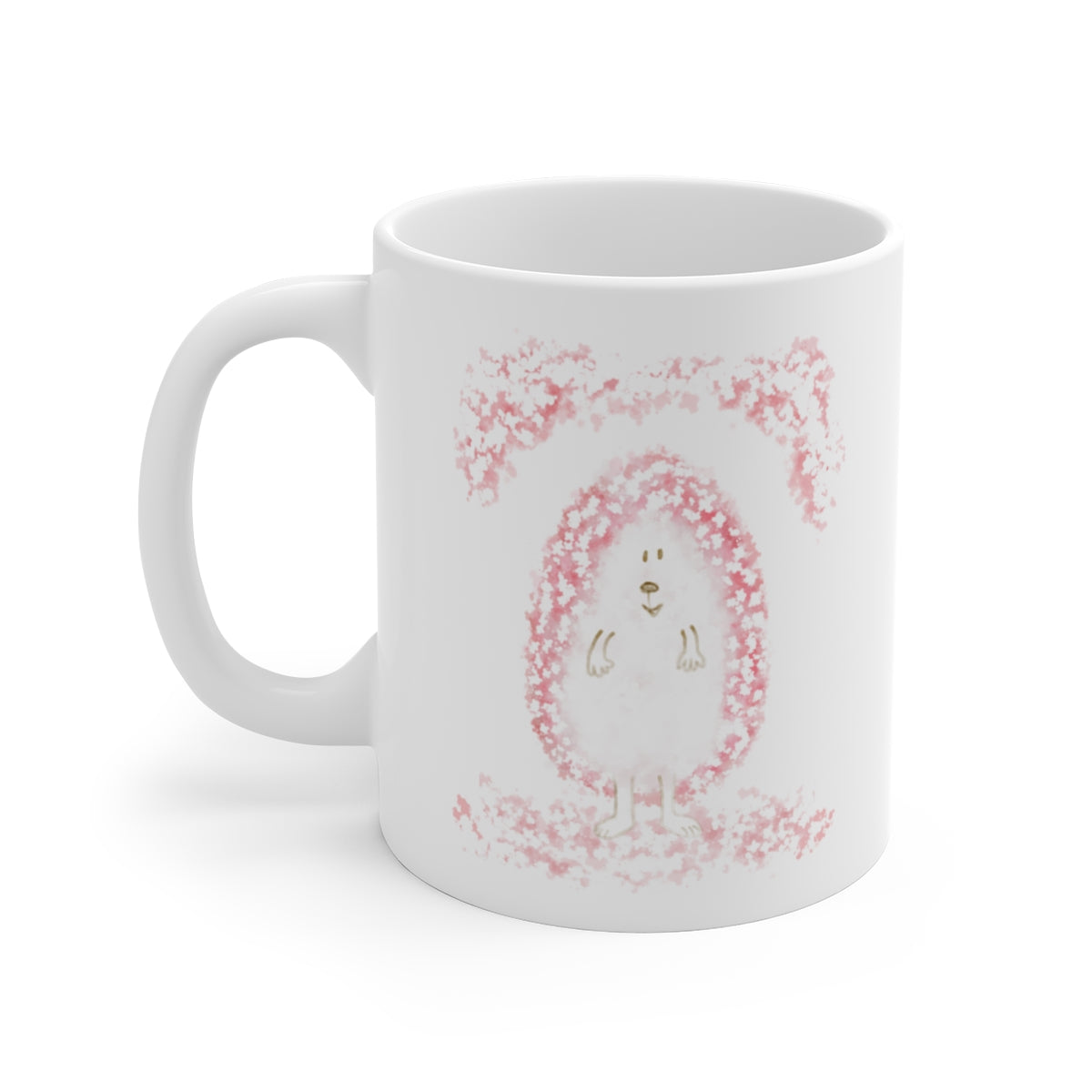 Floral Hedgehog Mug - Wildlife Gift For Her