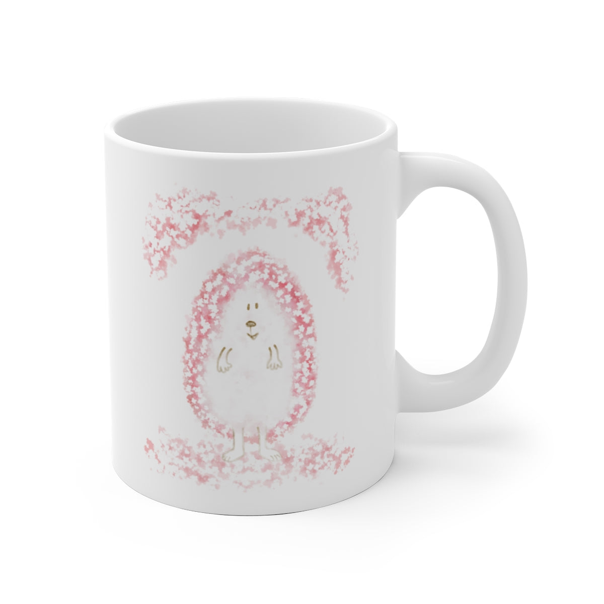Floral Hedgehog Mug - Wildlife Gift For Her