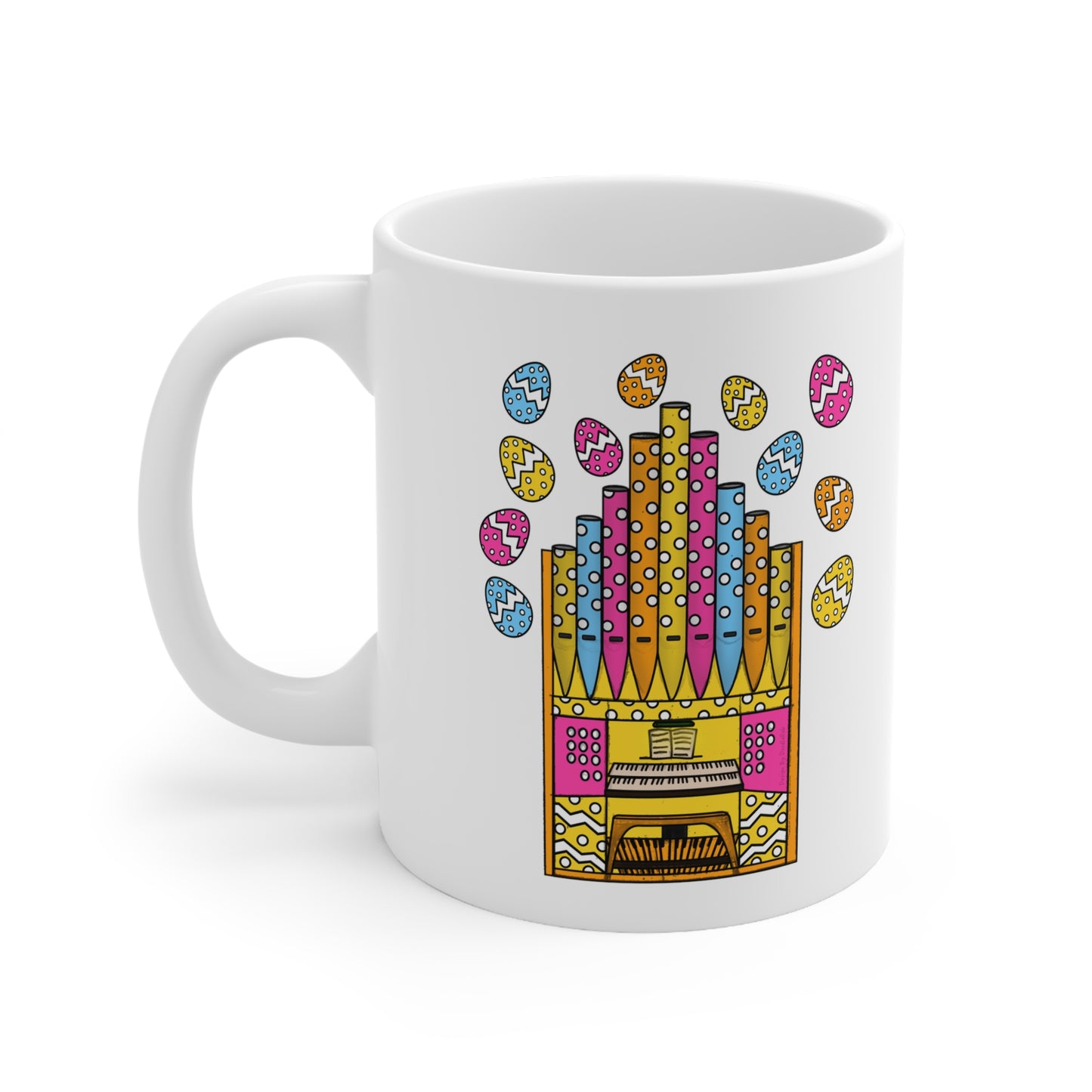 Easter Church Organist Mug - Church Organ Mug - Easter Musician Gift