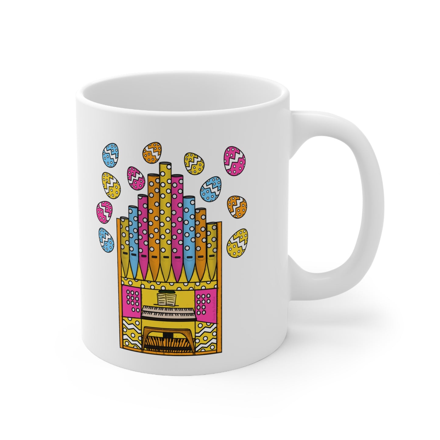 Easter Church Organist Mug - Church Organ Mug - Easter Musician Gift