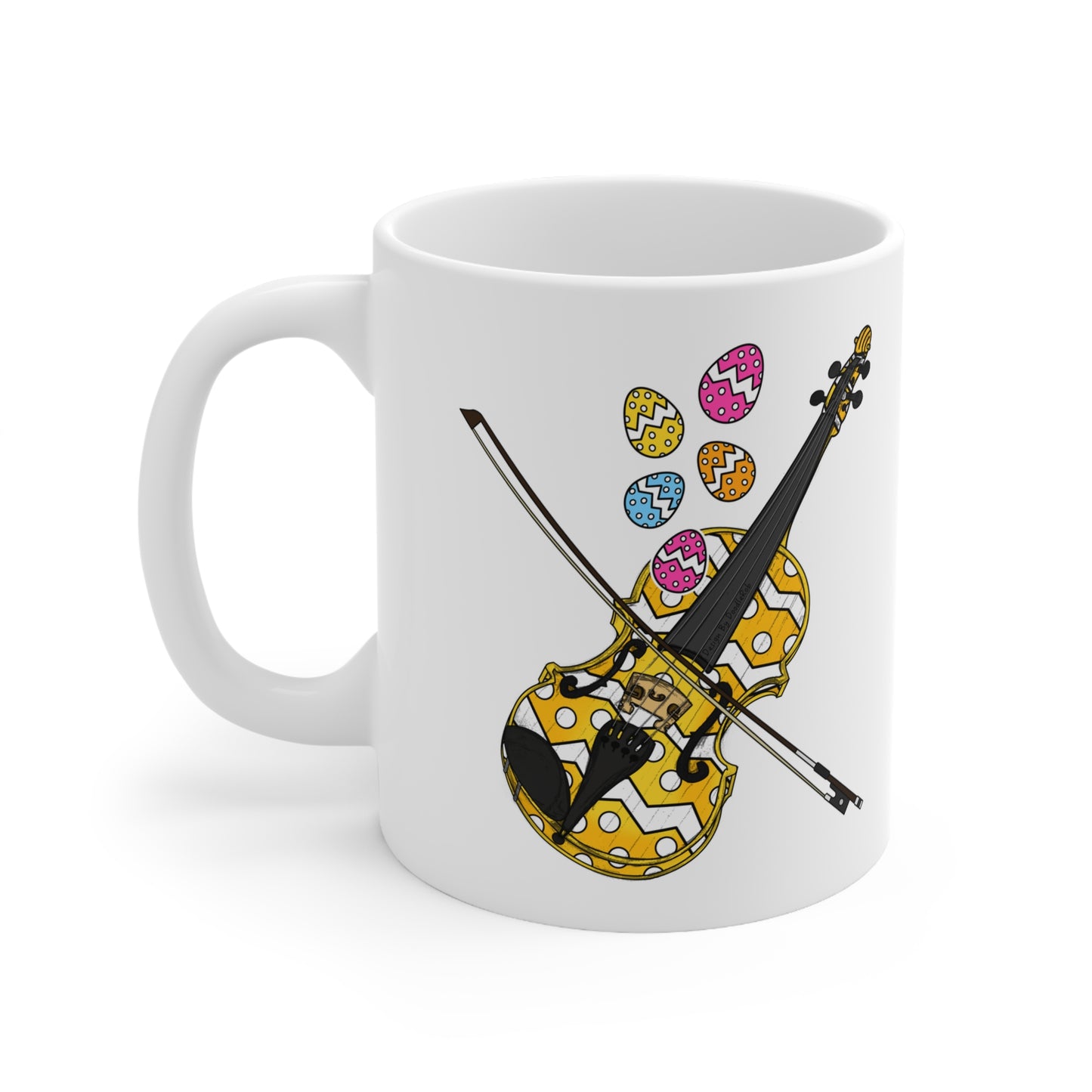 Easter Violin Mug - Violinist Mug - Easter Musician Gift