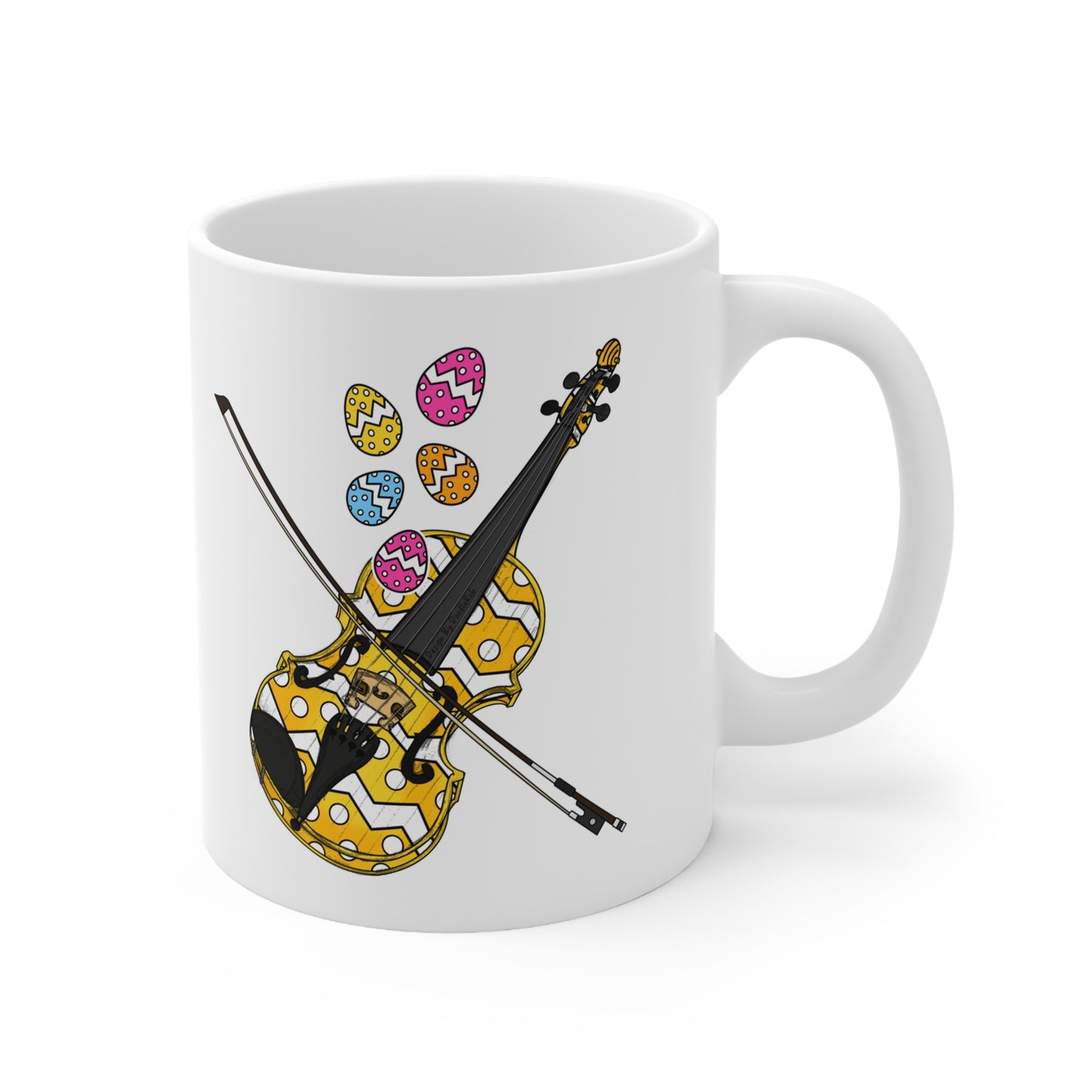 Easter Violin Mug - Violinist Mug - Easter Musician Gift