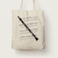 Clarinet Tote Bag - Gift For Clarinetist - Woodwind Musician Gift