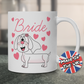 Dachshund Bride Mug - Dog Lover Wedding Mug - Cute Hen Party Gift