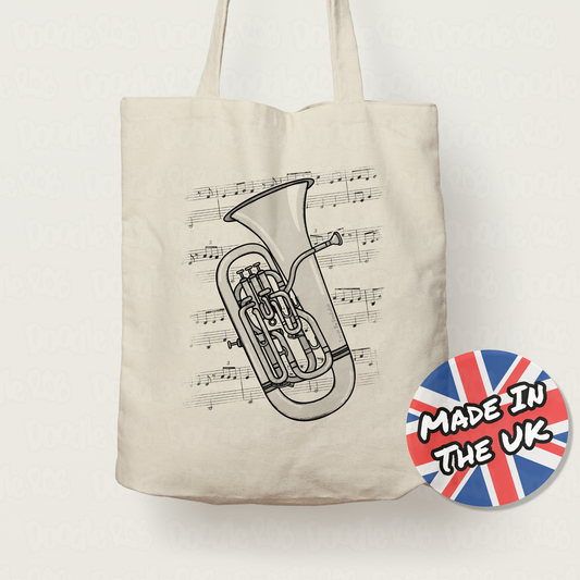 Euphonium Tote Bag - Gift For Euphoniumist - Brass Musician Gift