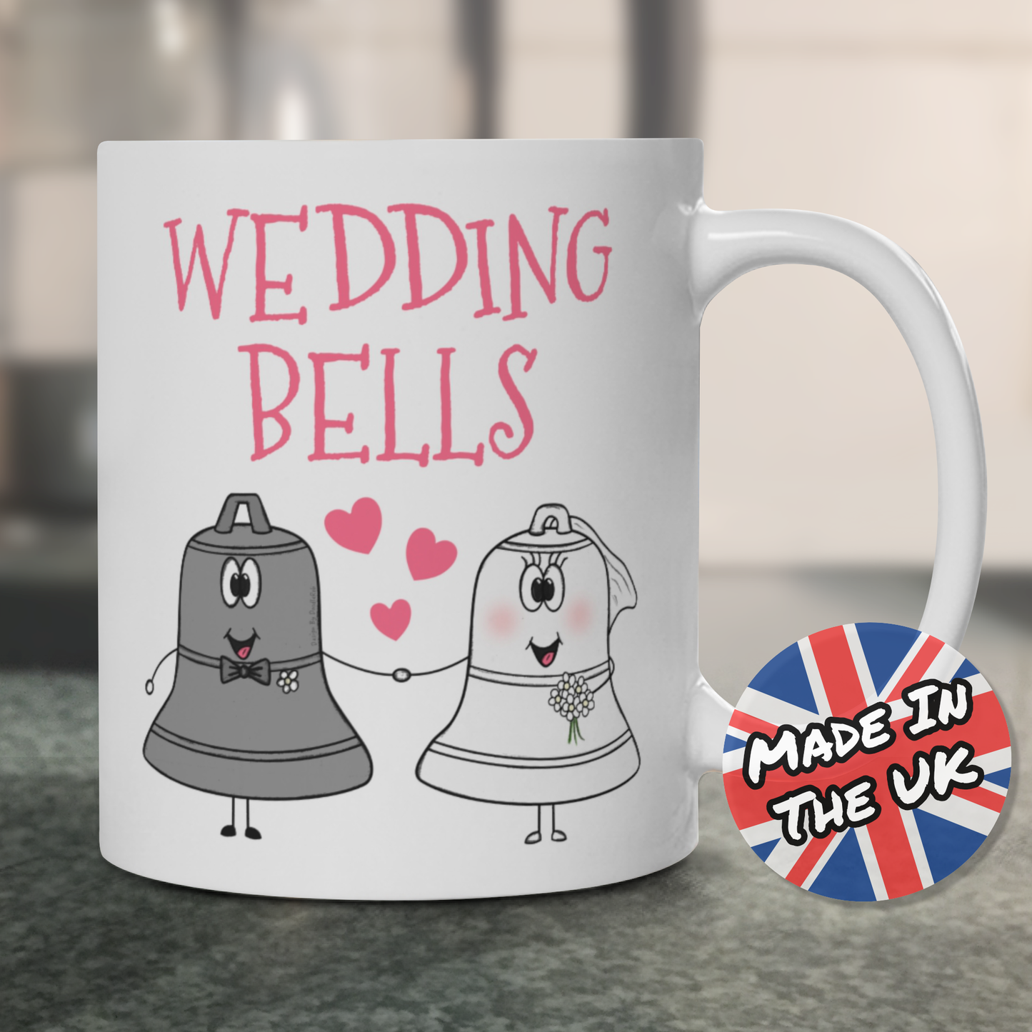 Wedding Bells Mug - Church Wedding Gift - Engagement Mug