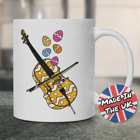 Easter Cello Mug - Cellist Mug - Easter Musician Gift