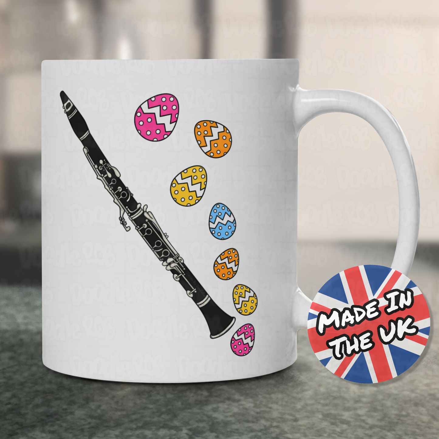 Easter Clarinet Mug - Clarinetist Mug - Easter Musician Gift