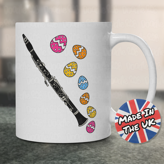 Easter Clarinet Mug - Clarinetist Mug - Easter Musician Gift