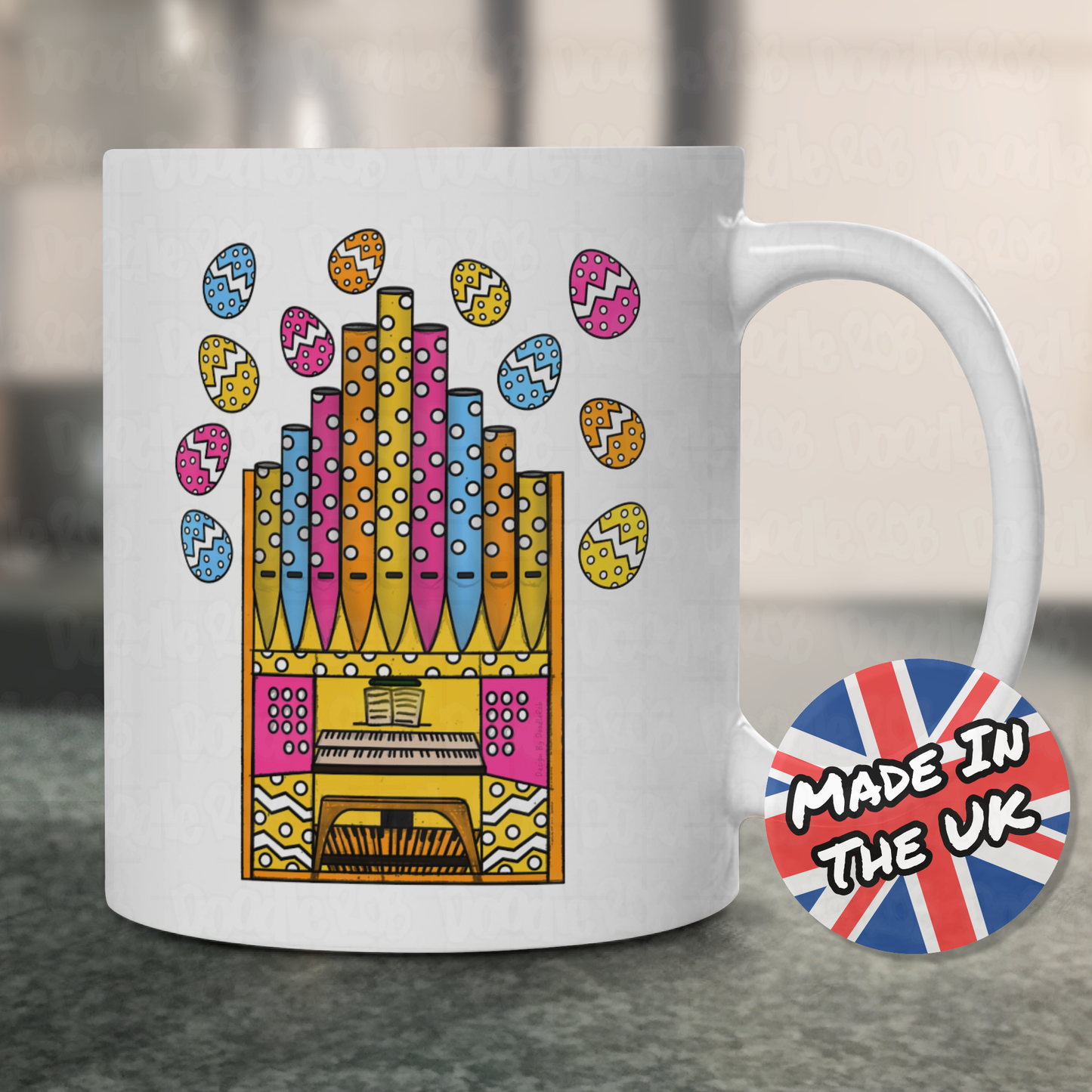 Easter Church Organist Mug - Church Organ Mug - Easter Musician Gift