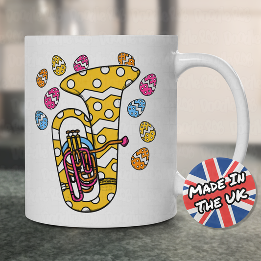 Easter Tuba Mug - Brass Player Mug - Easter Musician Gift