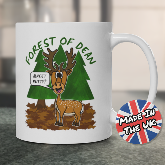 Forest Of Dean Mug - Funny Deer Mug - Gloucestershire Gift