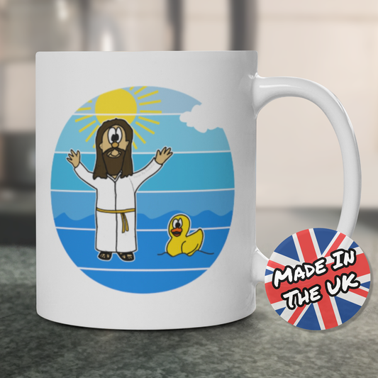 Jesus Walking On Water Mug - Funny Church Gift