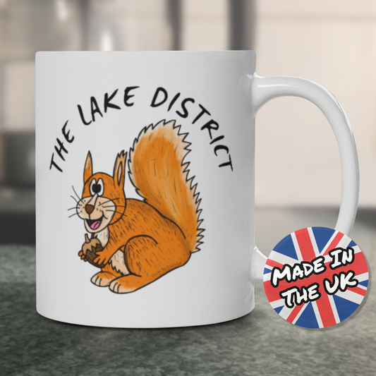 Red Squirrel Mug - The Lake District Mug - Squirrel Lover Gift