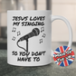 Church Singer Mug - Jesus Loves My Singing - Worship Vocalist Gift