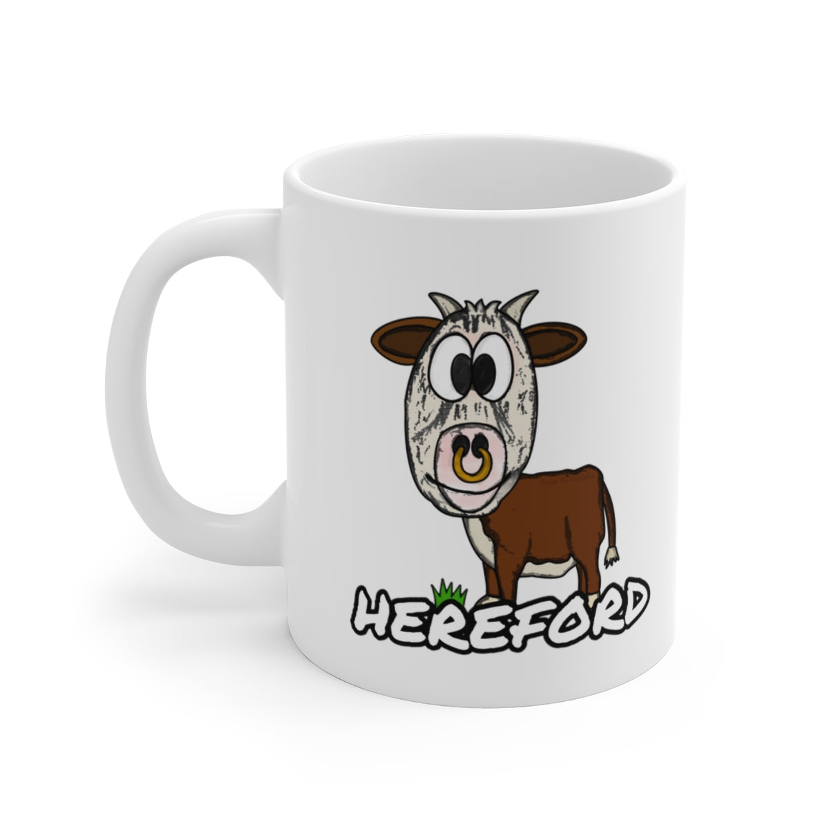 Hereford Mug - Funny Hereford Bull Mug - Herefordshire Gift